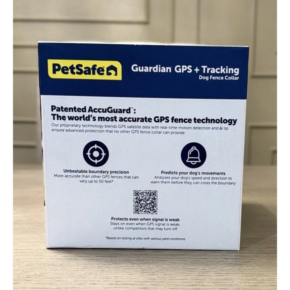 PetSafe Guardian GPS + Tracking Dog Wireless Fence Collar. Over 3/4 Acres . NEW